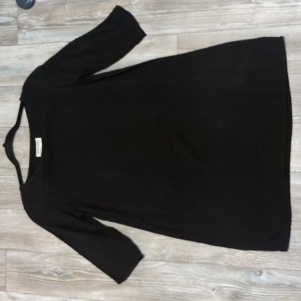 American Apparel Black Smock Dress XS/S